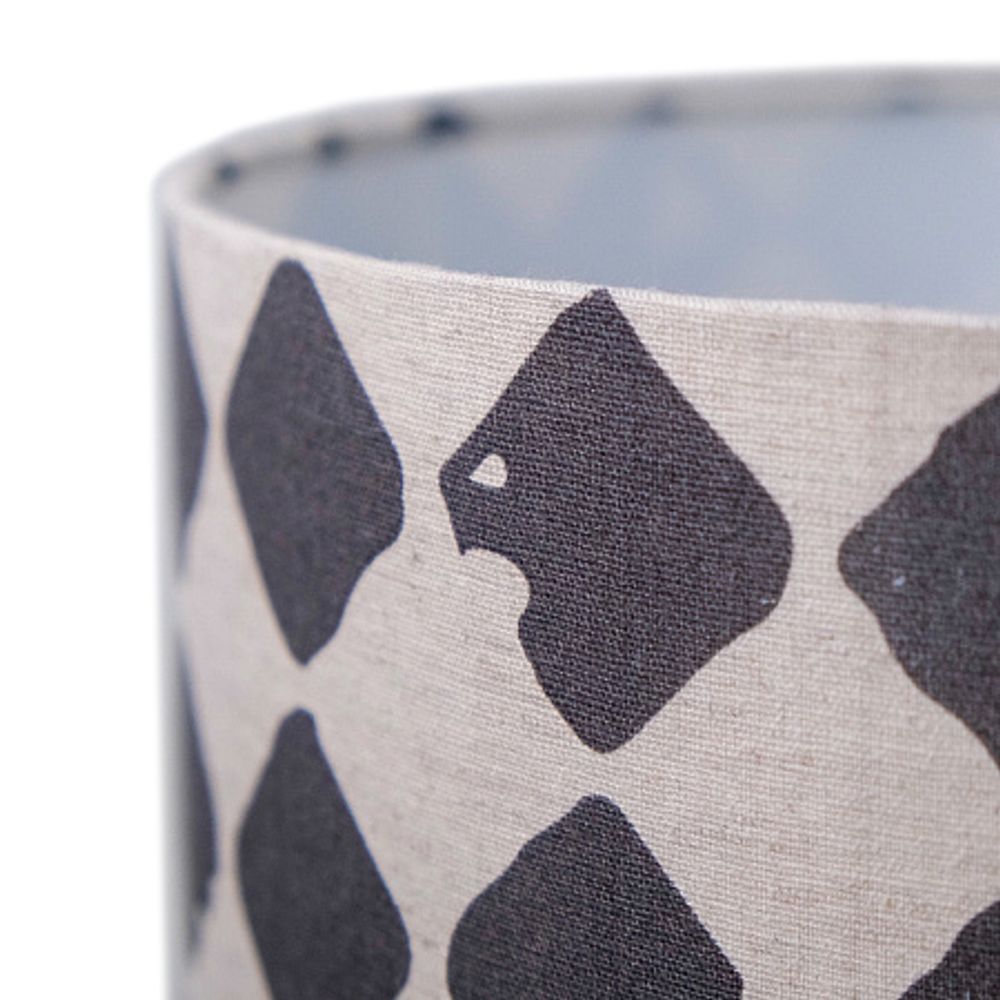 Абажур "Ромбы серые"