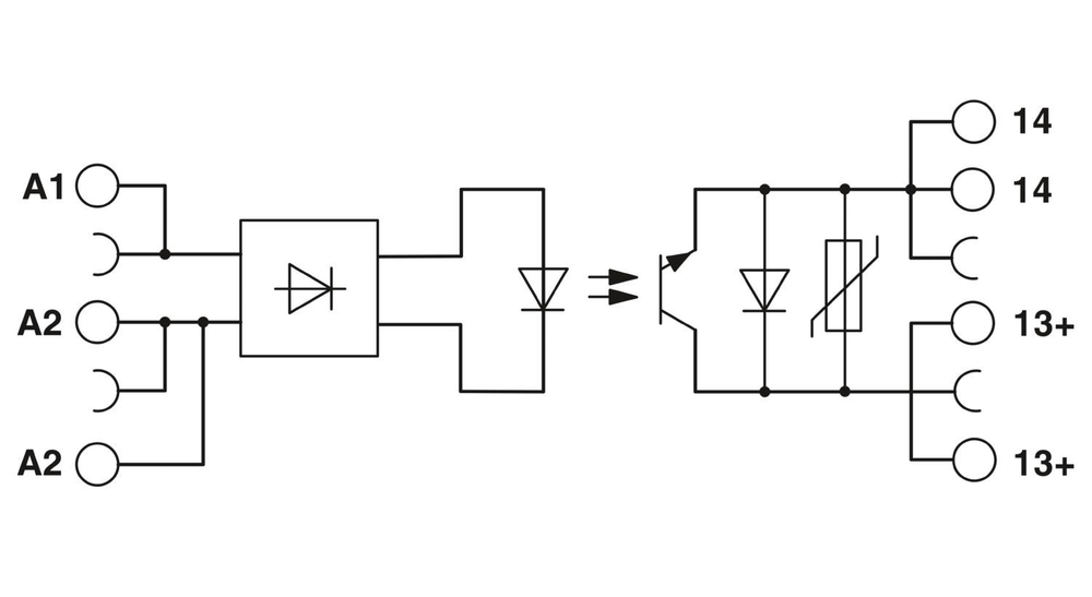 2900387 - PLC-OPT-220DC/300DC/1 - Модуль полупроводникового реле