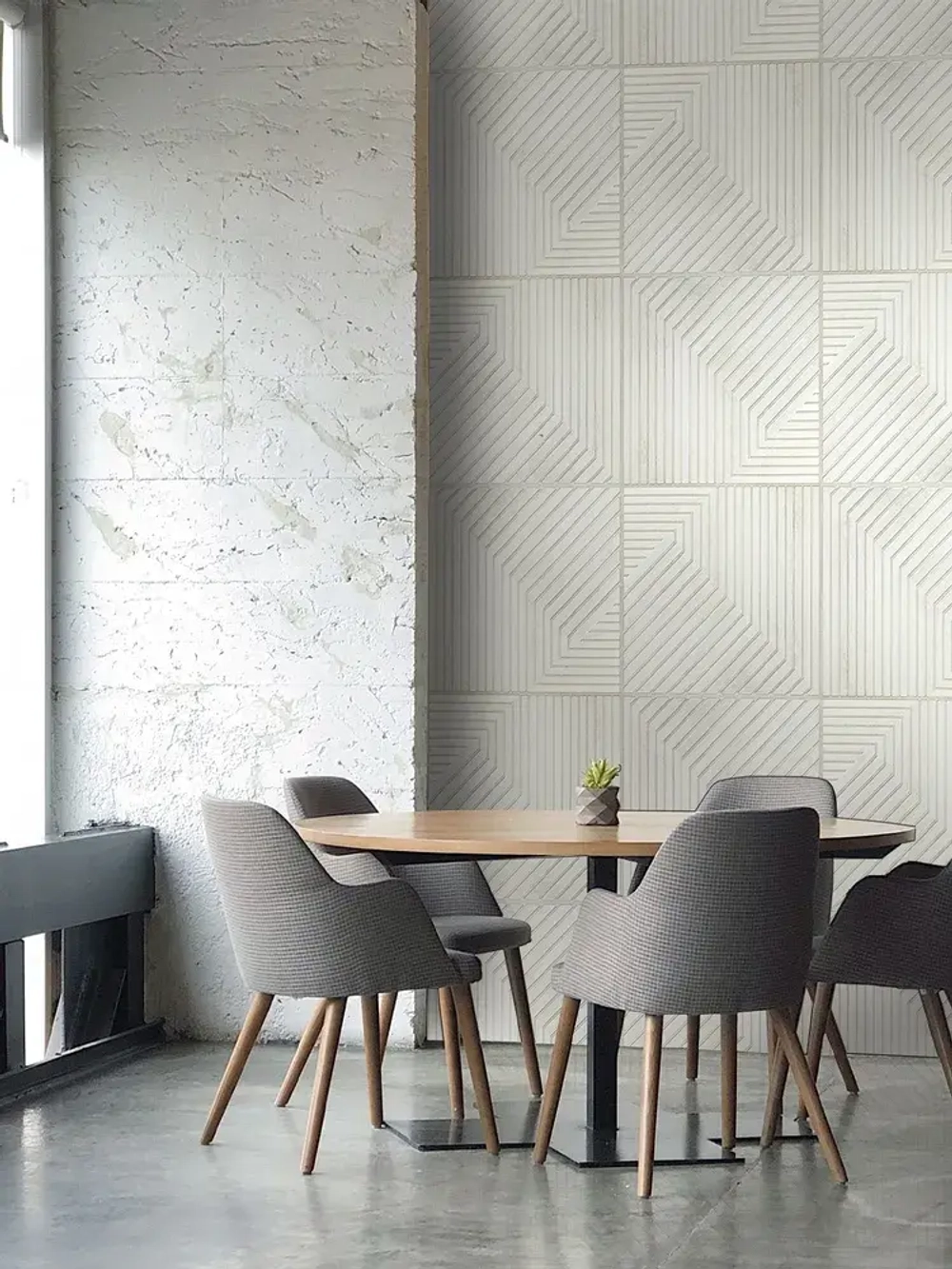 Декоративная стеновая панель ПВХ Дуб Паллада 482х482 мм