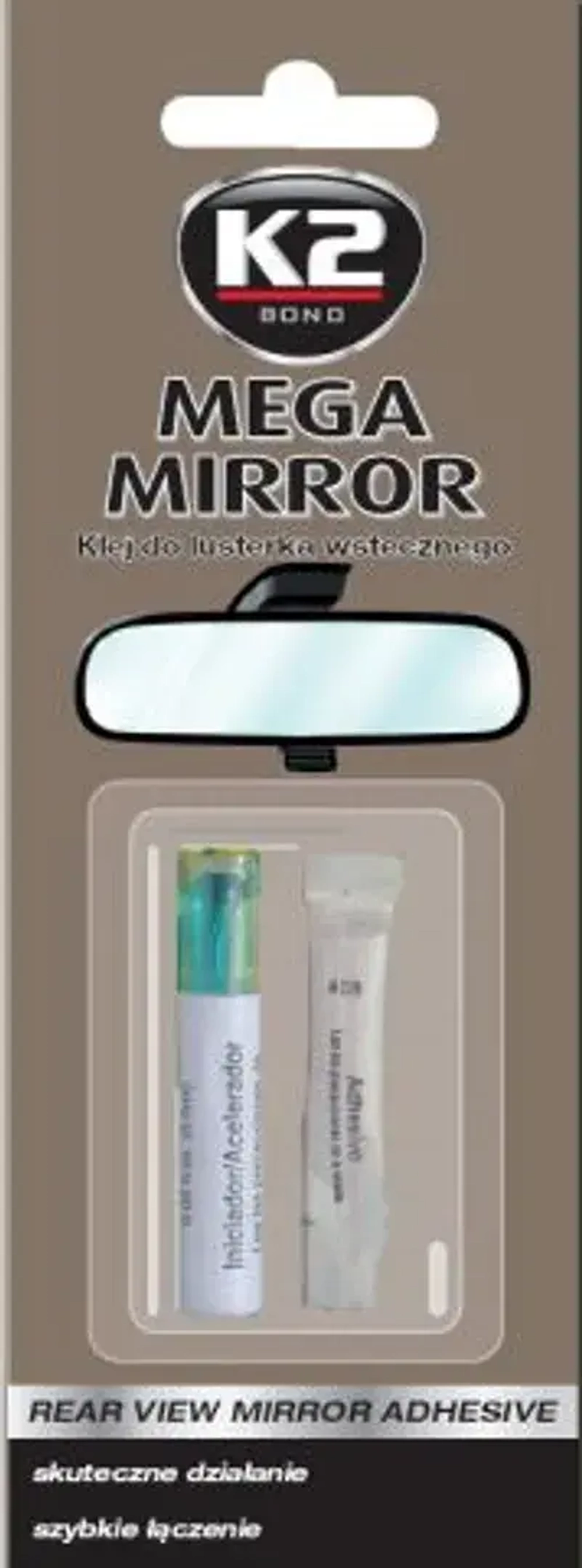 Клей для зеркал заднего вида 6гр K2 Mega Mirror(B110)