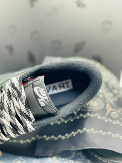 Кроссовки Nike Air Jordan 1 Low x Travis Scott Black Phantom