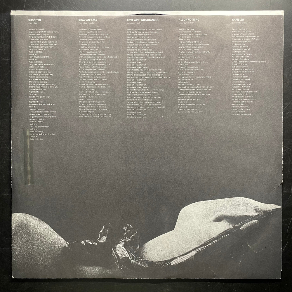 Whitesnake ‎– Slide It In (США 1984г.)