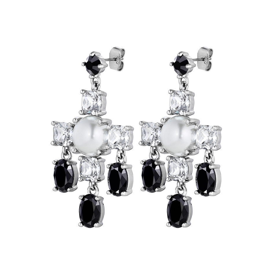 Серьги Dyrberg Kern LEONORA SS CRYSTAL / BLACK 430074