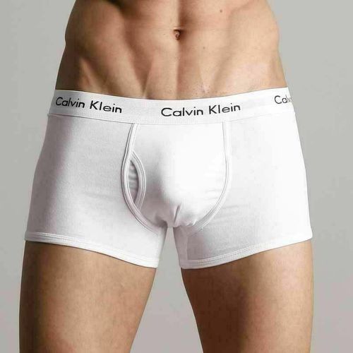 Мужские трусы хипсы белые Calvin Klein 365 White