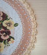 Гобеленовая салфетка Анютки 30х40