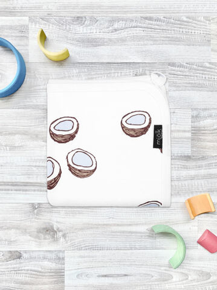 Двусторонний плед Mjölk Кокосы, уценка