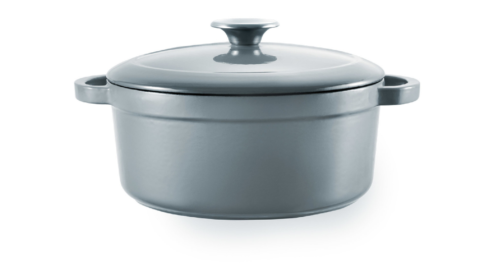 Кастрюля 5.5л Voeux Gracieuse серая