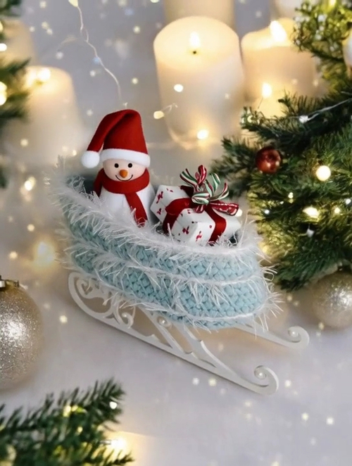 Новогодние украшения для дома Сани под ёлку