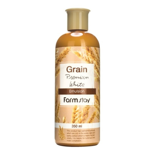 Эмульсия выравнивающая с экстрактом ростков пшеницы FarmStay Grain Premium White Emulsion 350мл