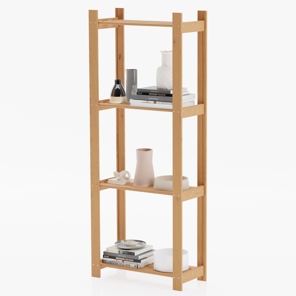 Стеллаж для рассады напольный деревянный 159 см для игрушек и для книг Альберт бейц / стеллаж на балкон, для кухни