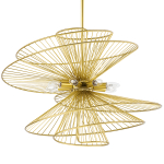 728183 Люстра ZETA 8х40W E14 ЗОЛОТО