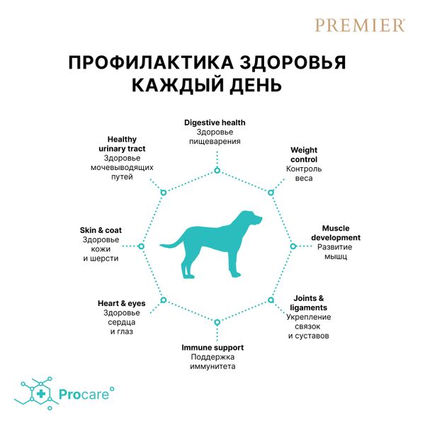 Сухой корм Premier Dog Lamb&Turkey Adult Maxi для собак крупных пород из свежего мяса ягненка с индейкой