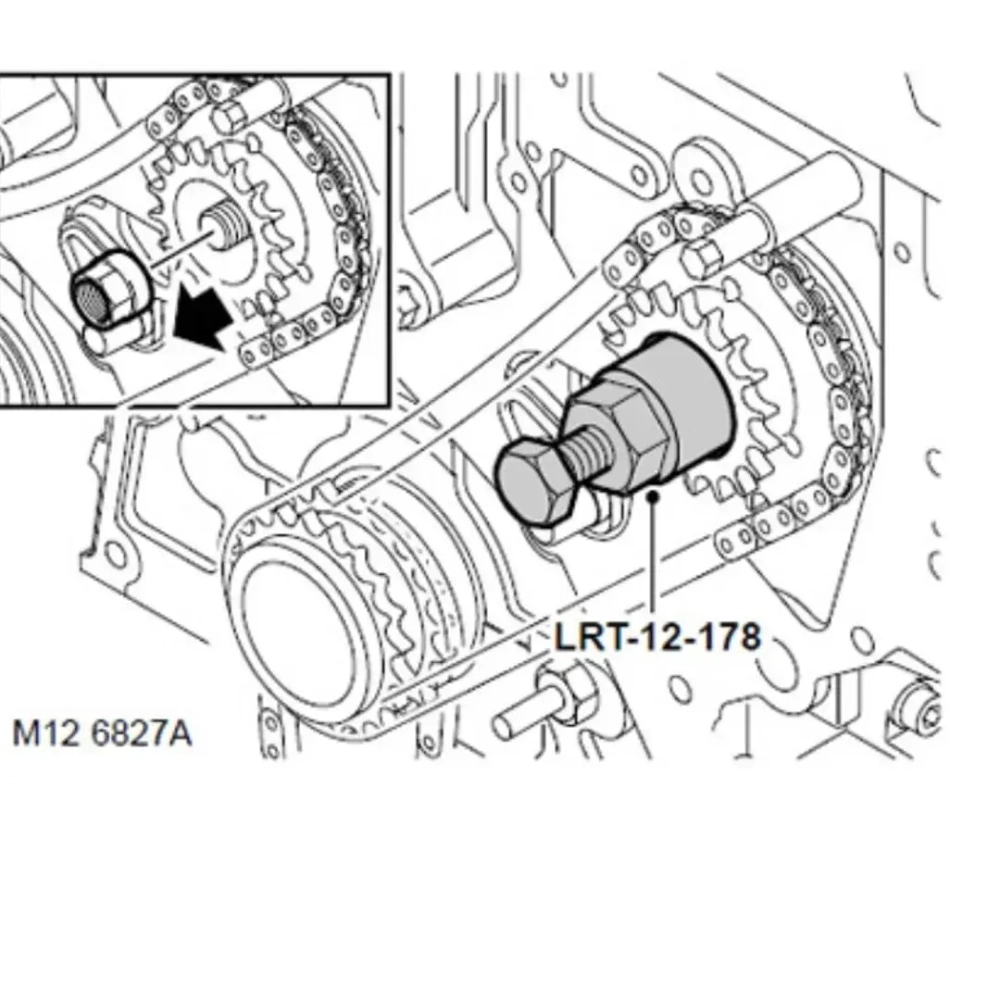 Съемник ТНВД BMW (M47, M57, M47TU, M57TU, M47T2), в блистере RockForce##Rock FORCE RF-9G1501