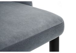 Стул на металлокаркасе Kora gray / black