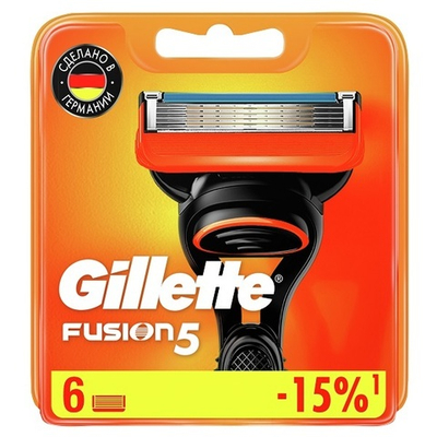 GILLETTE FUSION 5 сменная кассета 6 шт.