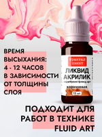 Жидкая акриловая краска ЛИКВИД АКРИЛИК «Коричневая»