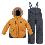 Комплект зимний д/мальчика р.116, горч. (Rusland) А 22-22