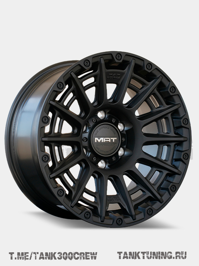 Диск колёсный литой MAT Offroad F1907 R18 8,5 ЕТ0 Matte Black