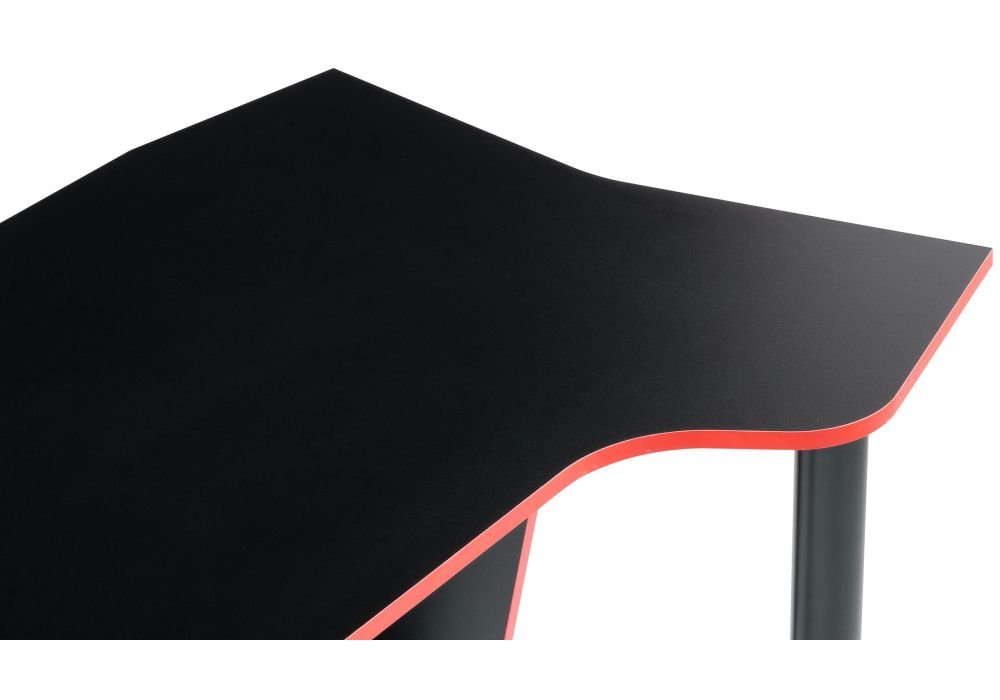 Компьютерный стол Алид 115,5х77х73,5 черный / красный