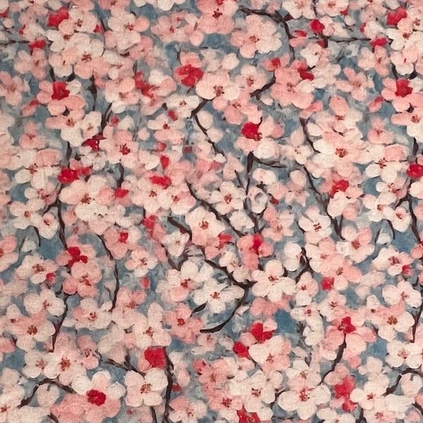 ЦВЕТУЩАЯ ВИШНЯ - 100% хлопок 1