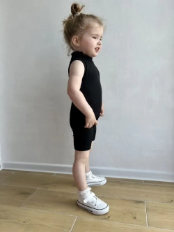 Комбинезон летний в рубчик