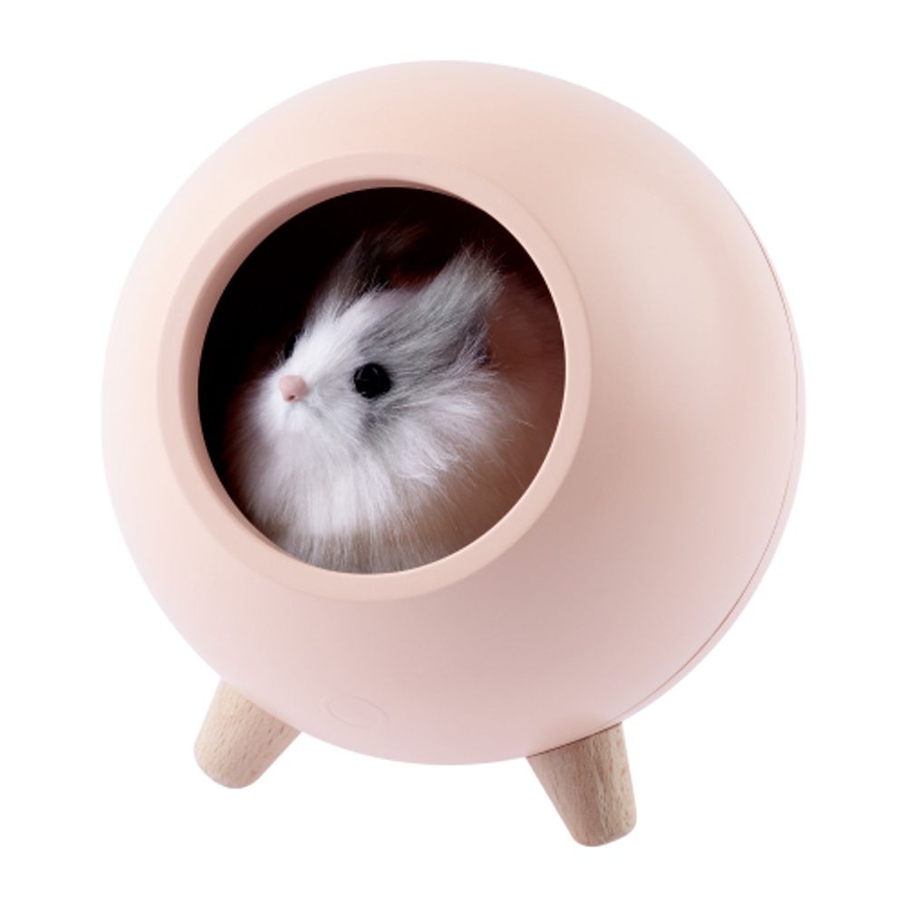 Ночник - светильник светодиодный ЭРА NLED-468-1W-P хомяк розовый | Ночники