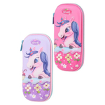 Пенал-футляр Qitong без наполнения, 22,5*10*3,5 см, серия "Единорог", ЭВА, ассорти