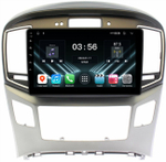 Магнитола для Hyundai H1, Grand Starex 2015-2022 (ШГУ монохром, авто с часами) - FarCar DX9-7000F3 монитор 9" IPS на Android 13, 4+64Гб, CarPlay