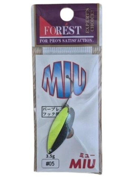 Блесна MIU Forest микроколебалка весом 3.5 #05