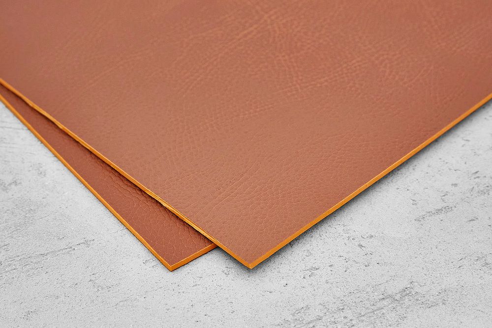 Kydex Leather brown 2,03мм, лист 300x200мм