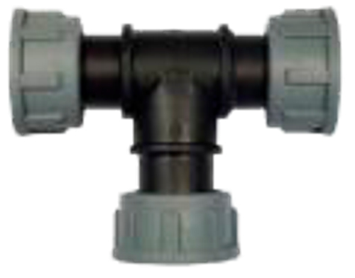 Тройник с накидной гайкой 1"