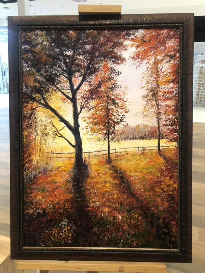 Картина "Яркая осень" 50х70