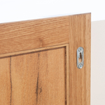 Зеркало настенное 123х63 см G+K деревянное в раме из дикого дуба в стиле лофт