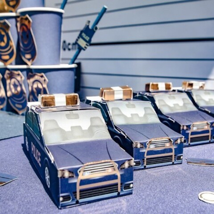 Коробочки "Полицейская машина" 8 шт.