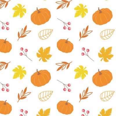 Осенний паттерн с тыквами Pumpkin Pattern
