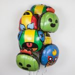 Шар (22''/56 см) Фигура, Бравл Старс, Леон, 1 шт.