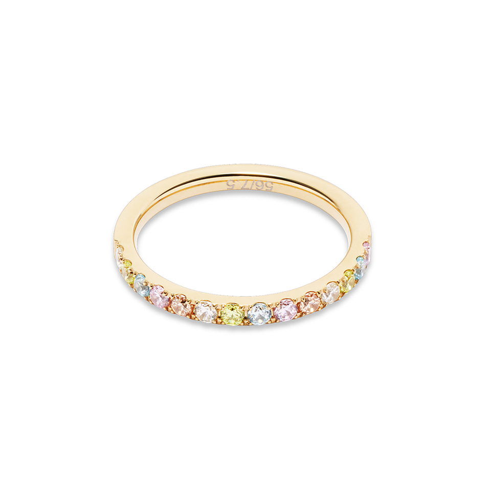 Кольцо Coeur de Lion Multicolour Pastel Gold 0146/40-1590 58