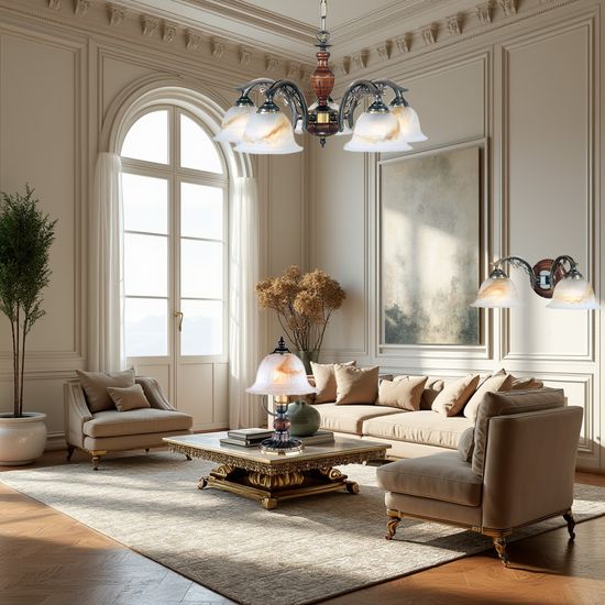 Подвесная люстра Reccagni Angelo L.2701/5