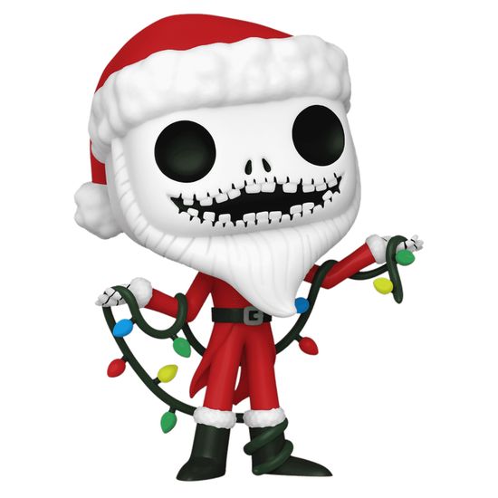 Фигурка Funko POP! Disney TNBC 30th Santa Jack (SC) (Exc) (1383) 73946 / Фигурка Фанко ПОП! по мотивам мультфильма "Кошмар перед Рождеством", Джек Скеллингтон