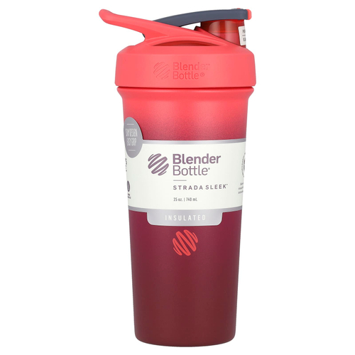 Blender Bottle, Strada Sleek ™, изоляция из нержавеющей стали, сангрия, 740 мл (25 унций)