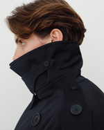 “Creative director” winter deconstructed tailcoat-trench