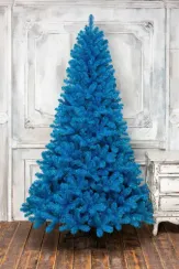 Искусственная елка Искристая 120 см., голубая, мягкая хвоя, ЕлкиТорг (150120)