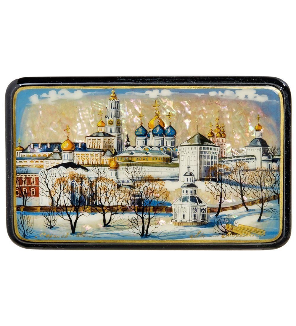 ШК-55/ 73 Шкатулка «Сергиев-Посад» авт. Маркова Т.