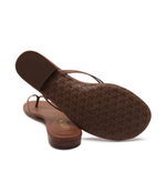 Кожаные вьетнамки LAUREN RALPH LAUREN - коричневый(802896830)