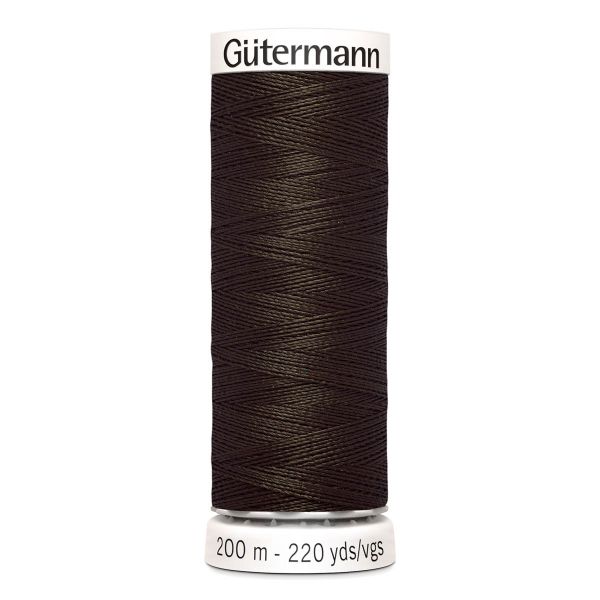 Нитки универсальные Gutermann Sew-all 100 (200 метров), 5 кат. | 674 коричневый