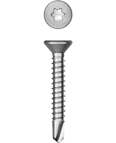 KRAFTOOL DS-C, 32 х 3.9 мм, А2, сверло, потайная головка, ТХ15, 380 шт, саморез нержавеющий (300932-39-032)