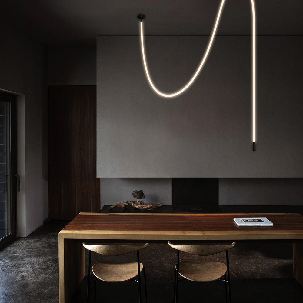 Подвесной светодиодный светильник Loft It Thread 10388A BLACK