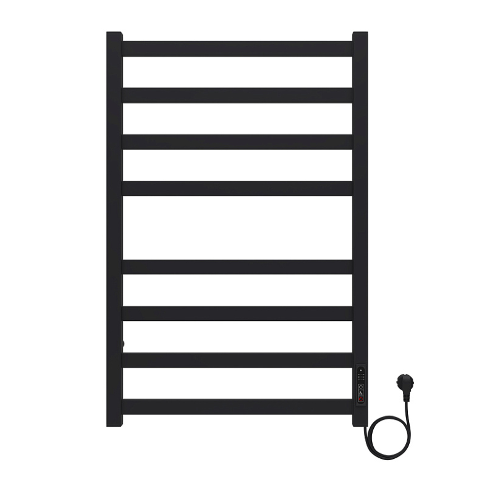 Полотенцесушитель электр. Azario PALERMO 53х80, Черный