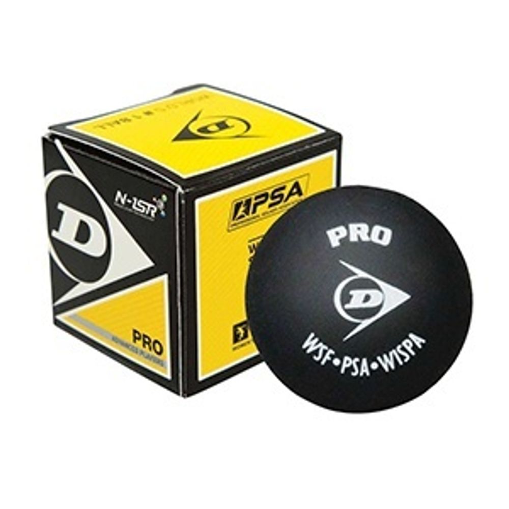 Мячи для сквоша DUNLOP PRO 1 желтая точка