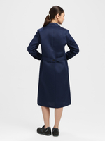 Халат женский Лигор (тк.Смесовая,210), т.синий/васильковый